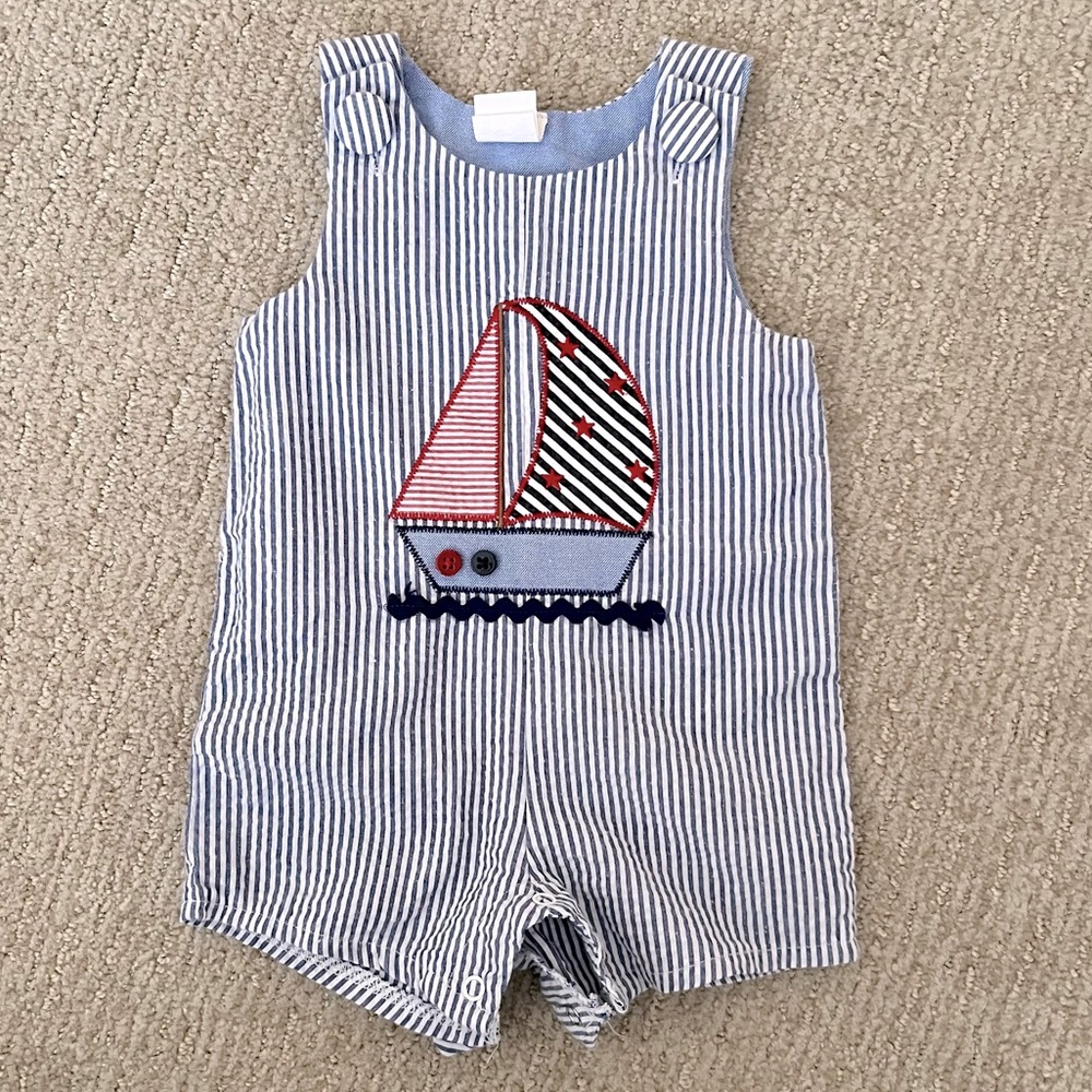 Baby boy sailboat Jon Jon 6 month